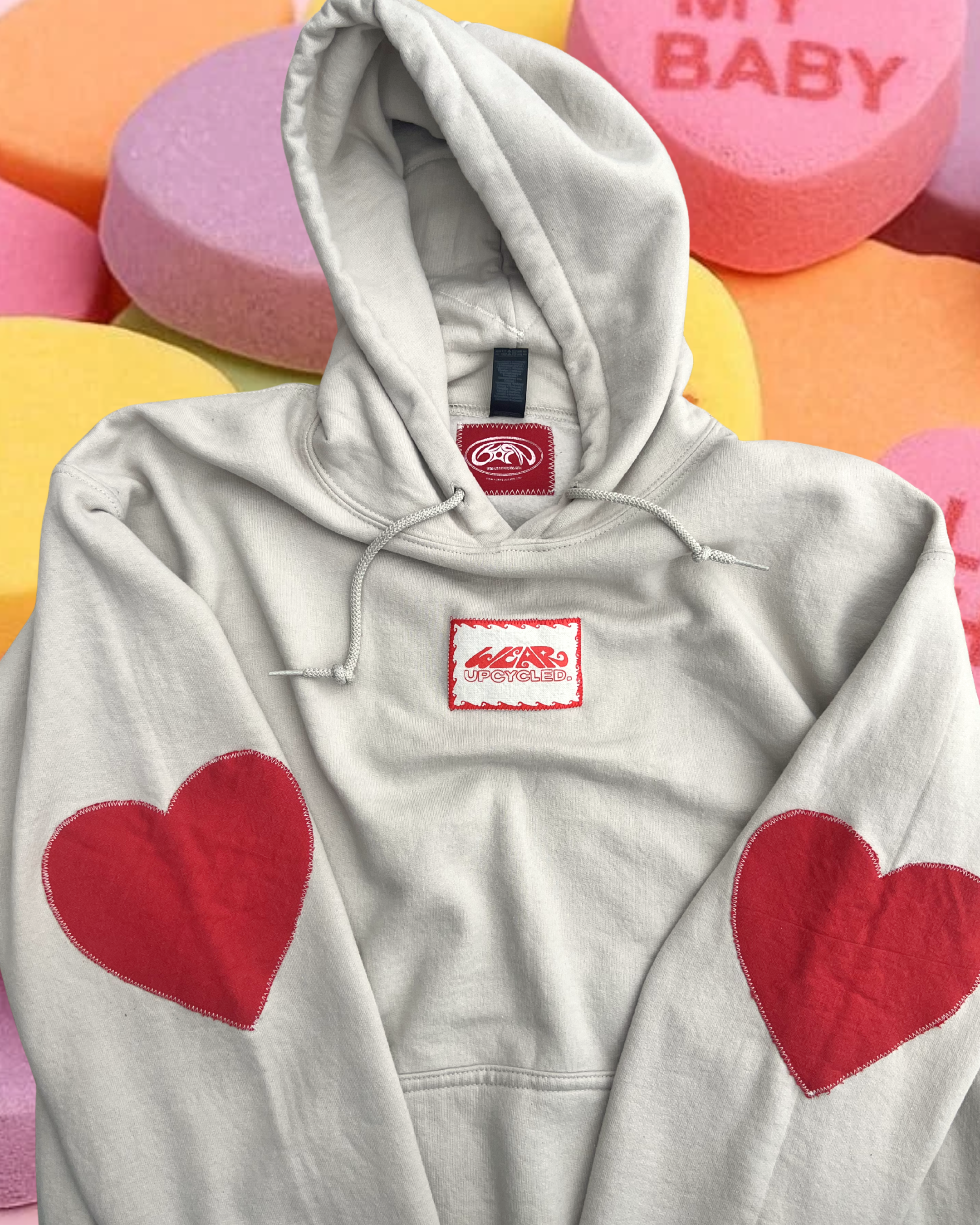 Heart on my sleeve hoodie