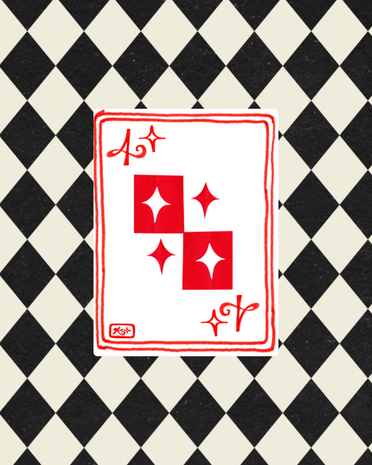 Single Playing Card Patch