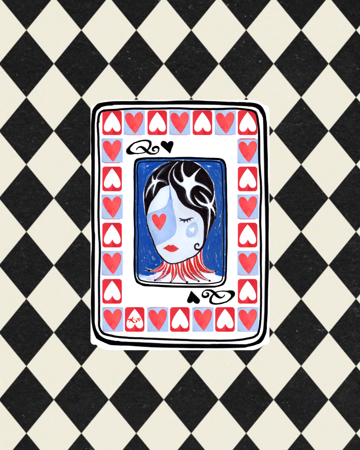 Single Playing Card Patch