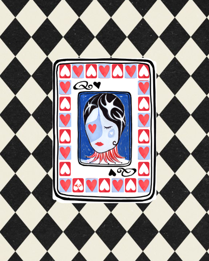 Single Playing Card Patch