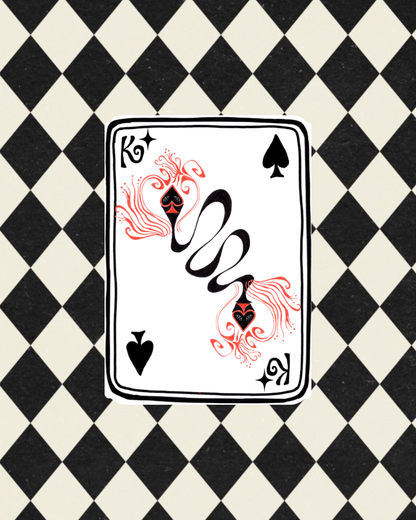 Single Playing Card Patch