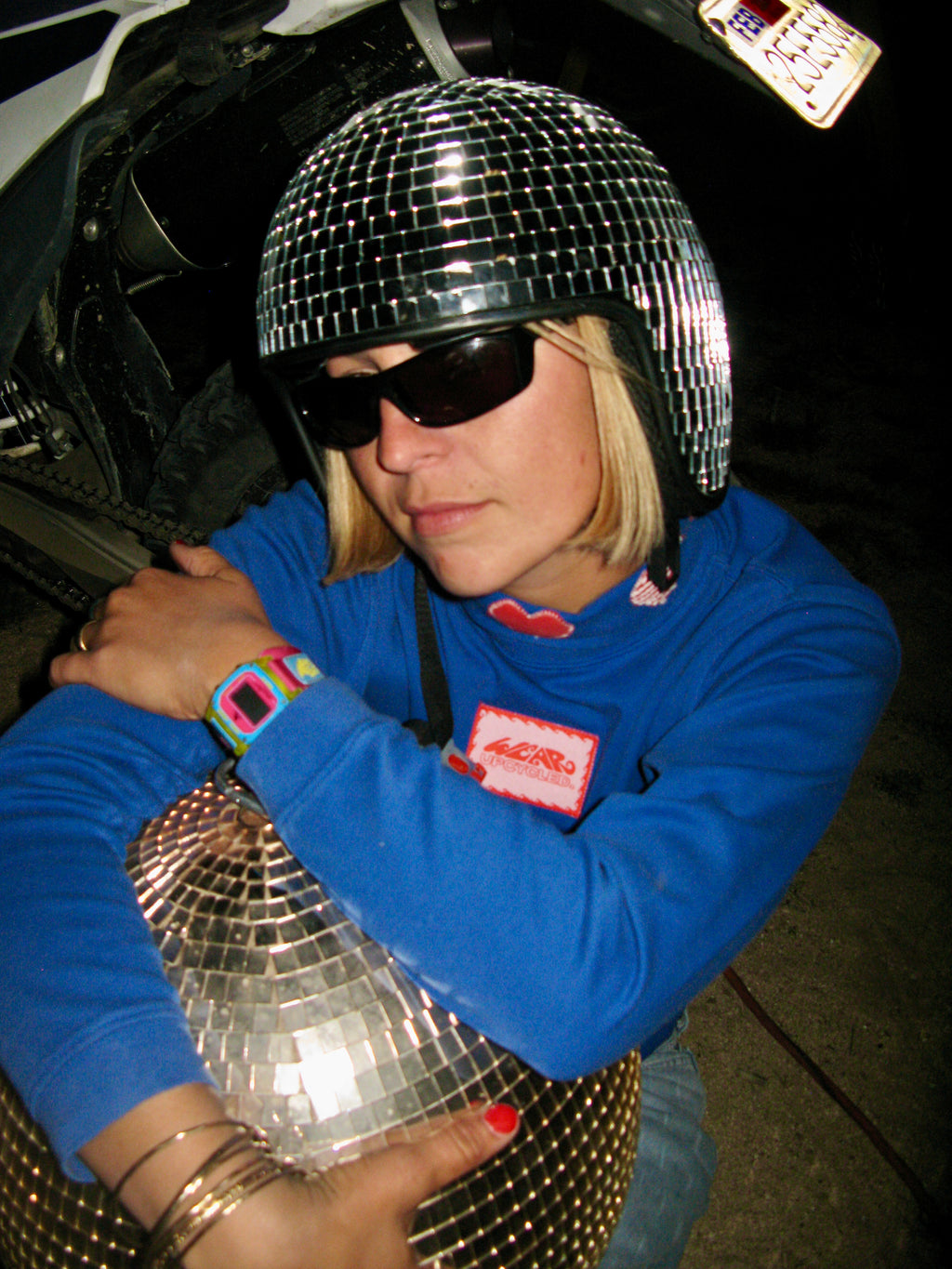 Heart Mock Neck Longsleeve