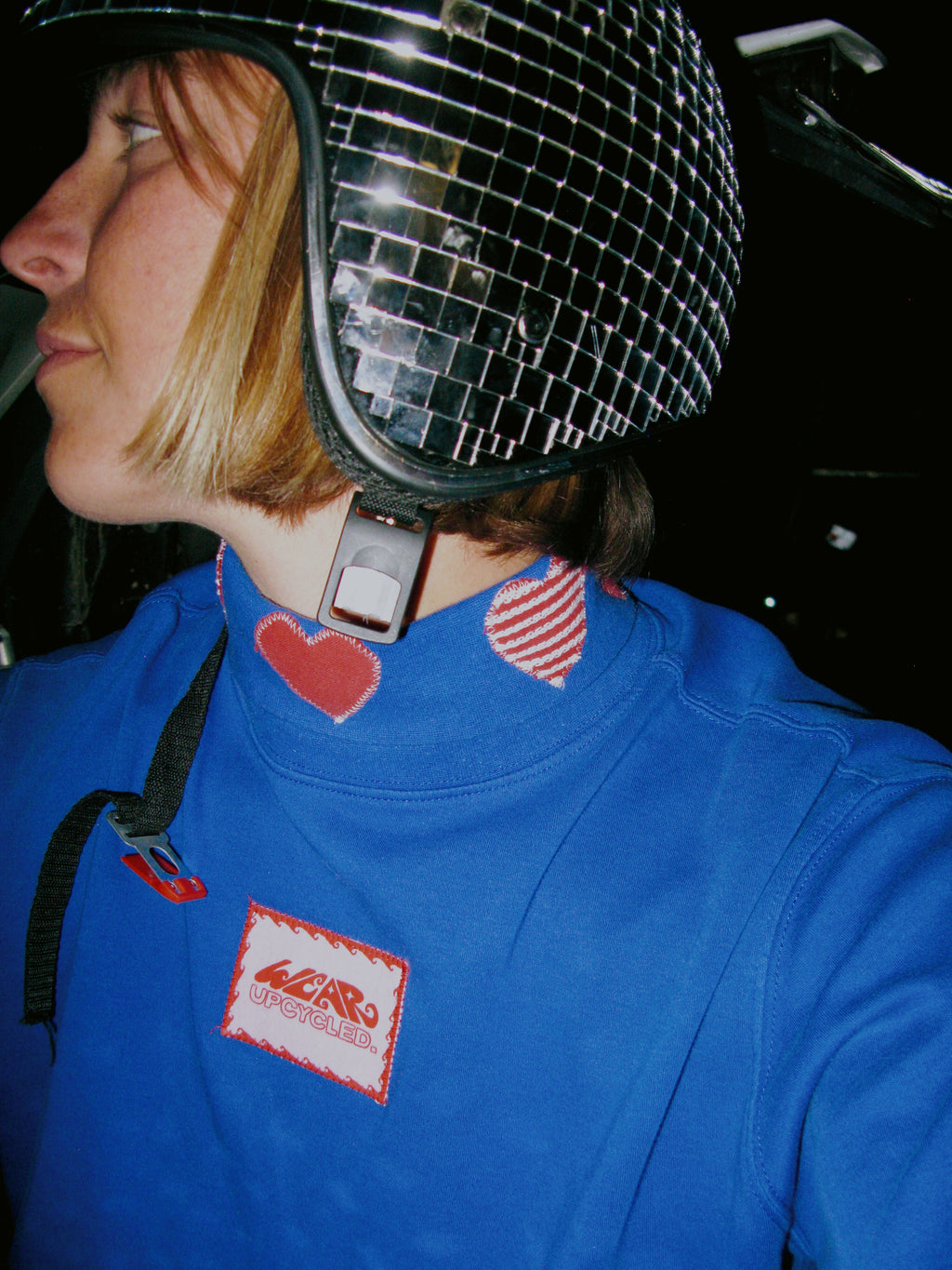 Heart Mock Neck Longsleeve