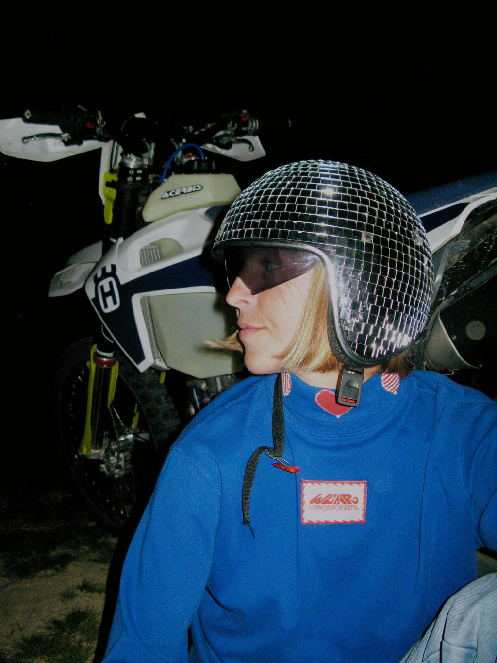 Heart Mock Neck Longsleeve