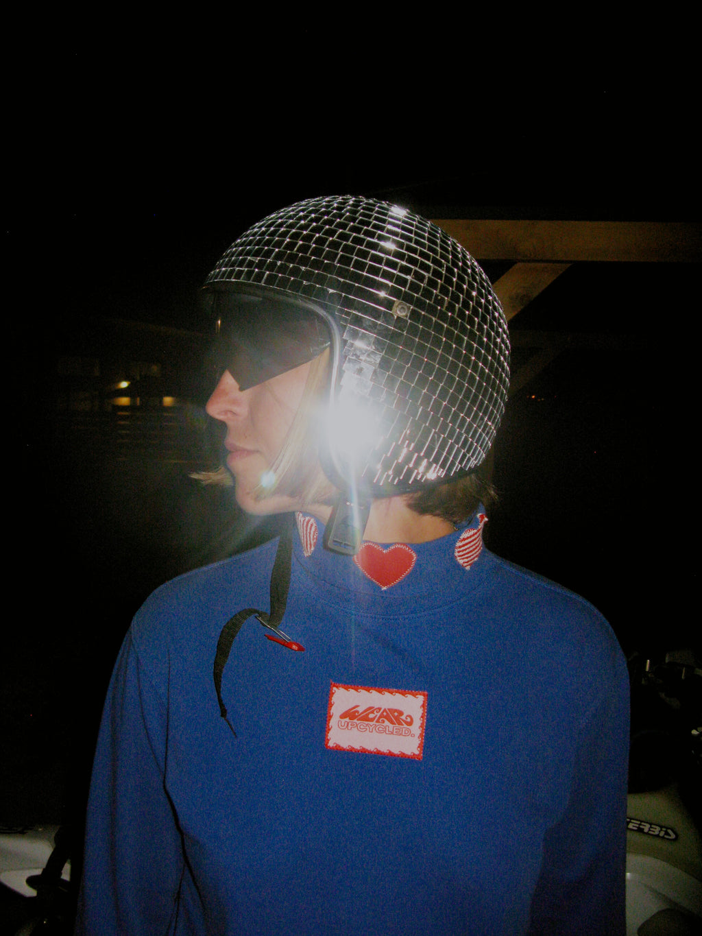 Heart Mock Neck Longsleeve